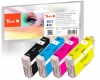 Peach Spar Pack Tintenpatronen kompatibel zu  Epson T0715, C13T07154010