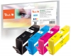 Peach Spar Pack Tintenpatronen kompatibel zu  HP No. 655, CZ109AE, CZ110AE, CZ111AE, CZ112AE