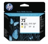 210726 - Testina stampante originale nero opaco/giallo No. 72 MBK, No. 72 Y, C9384A HP