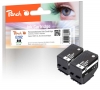 320389 - Peach Twin Pack Cartuccia d'inchiostro nero, compatibile con T02E1, No. 202 bk*2, C13T02E14010*2 Epson