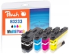 321171 - Peach Spar Pack Tintenpatronen kompatibel zu LC-3233VALP Brother