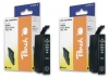 318744 - Peach Doppelpack Tintenpatronen schwarz kompatibel zu T0331BK*2, C13T03314010 Epson
