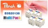 319138 - Peach 4-Pack Tintenpatrone schwarz, color kompatibel zu S020138 Epson