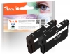 320253 - Peach Doppelpack Tintenpatronen schwarz kompatibel zu T3581, No. 35 bk*2, C13T35814010*2 Epson