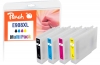 320979 - Peach Spar Pack Tintenpatronen kompatibel zu No. 908XL, T9081, T9082, T9083, T9084 Epson