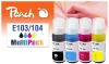 321330 - Peach Spar Pack Tintenpatronen kompatibel zu No. 103, No. 104, T00P640 Epson